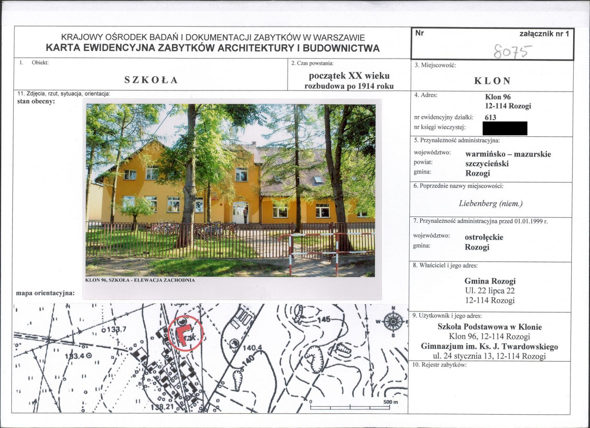 KB - Karta biała, skan nr 1