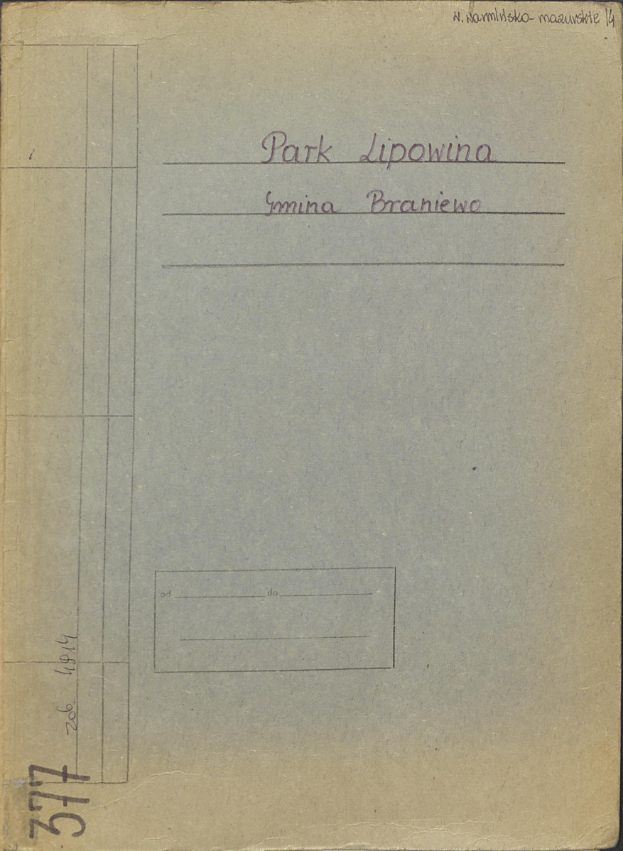 Ewidencja parkowa, skan nr 1