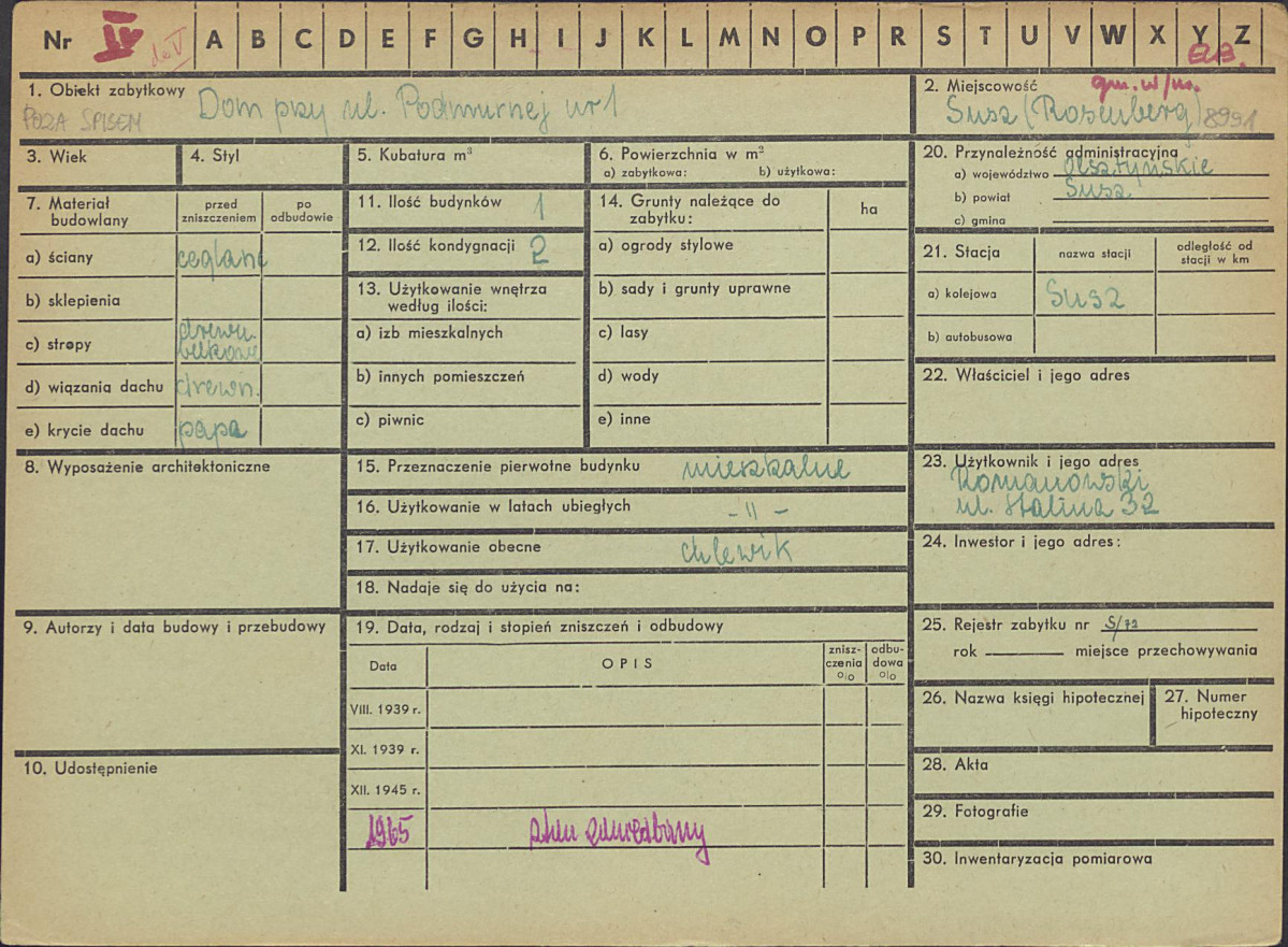 Karta zielona, skan nr 1