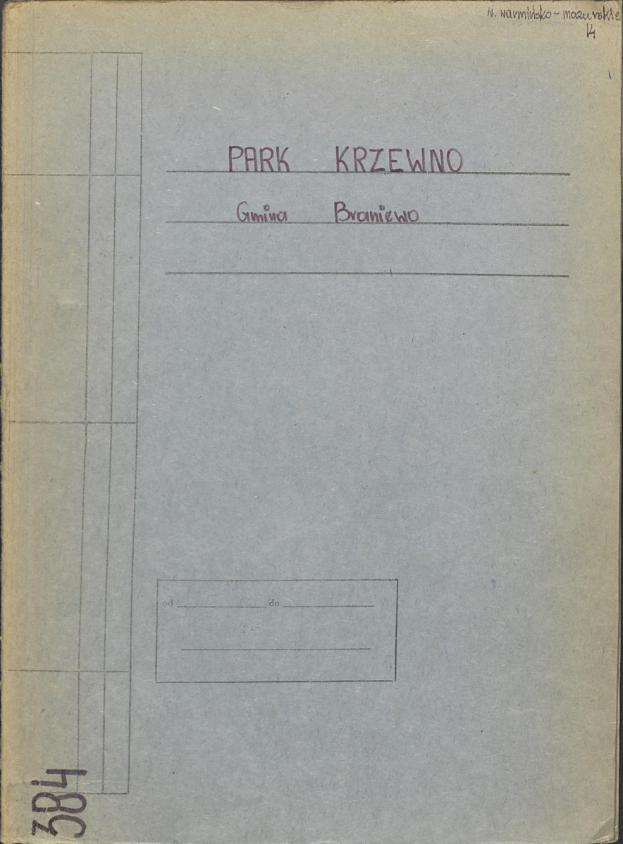 Ewidencja parkowa, skan nr 1