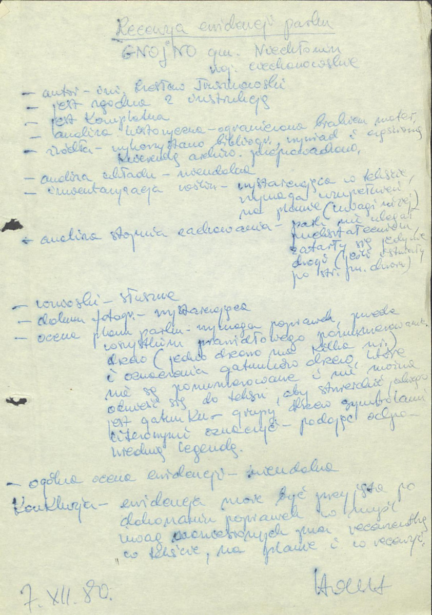 Ewidencja parkowa, skan nr 3