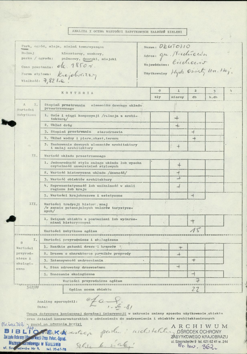 EP - Ewidencja parkowa, skan nr 3