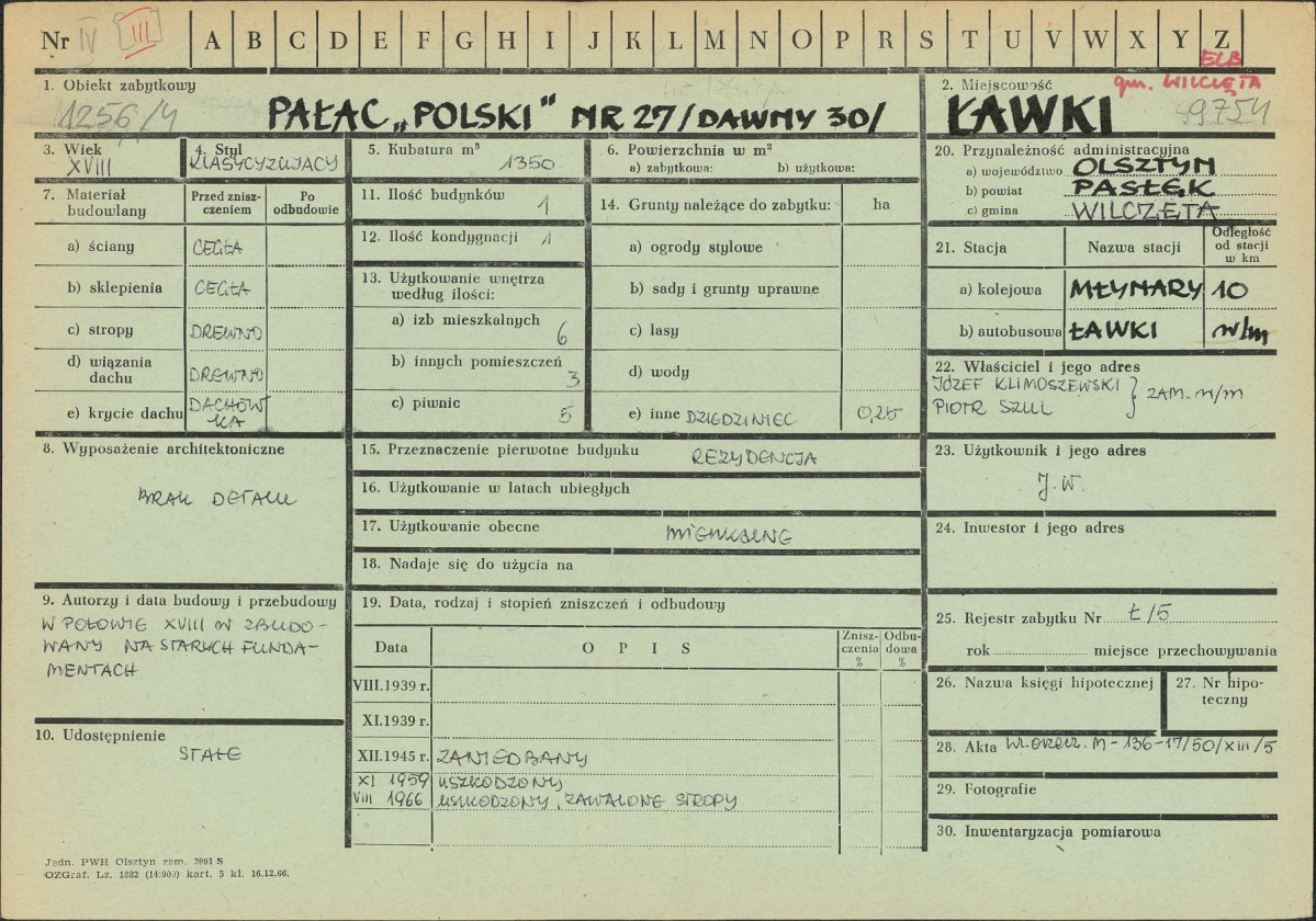 KZ - Karta zielona, skan nr 1