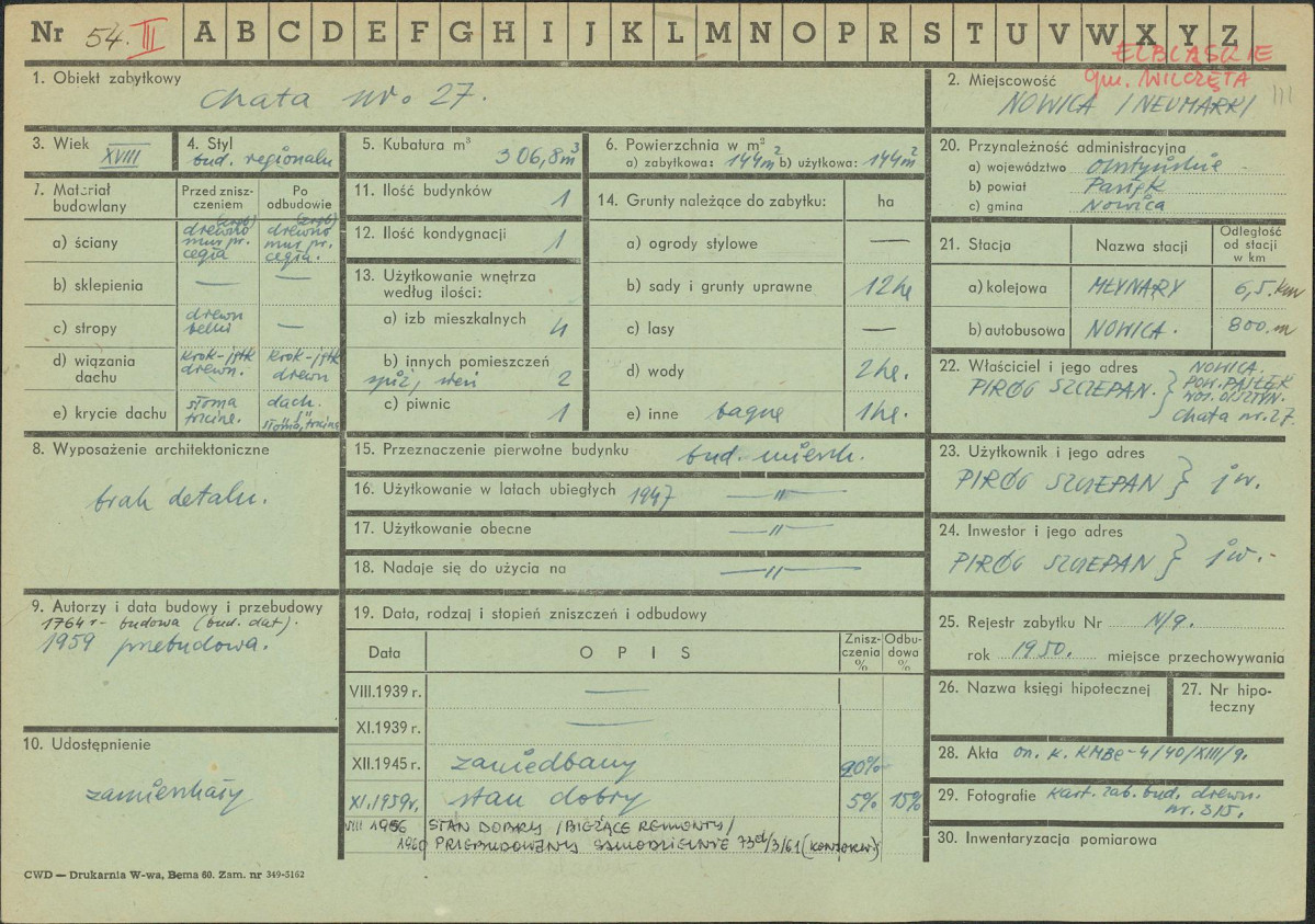 Karta zielona, skan nr 1