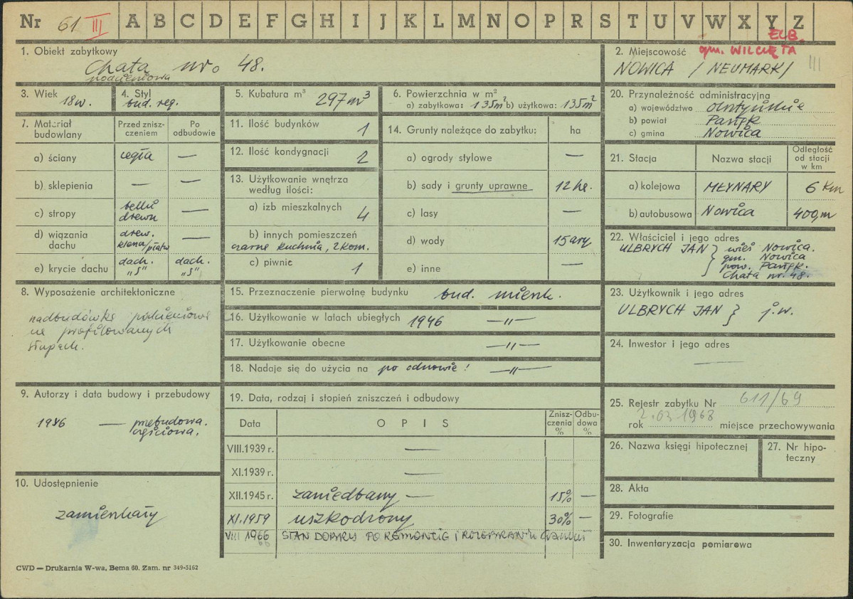 Karta zielona, skan nr 1