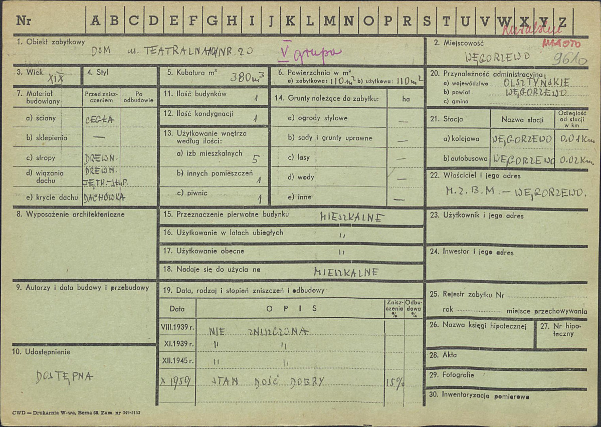 Karta zielona, skan nr 1