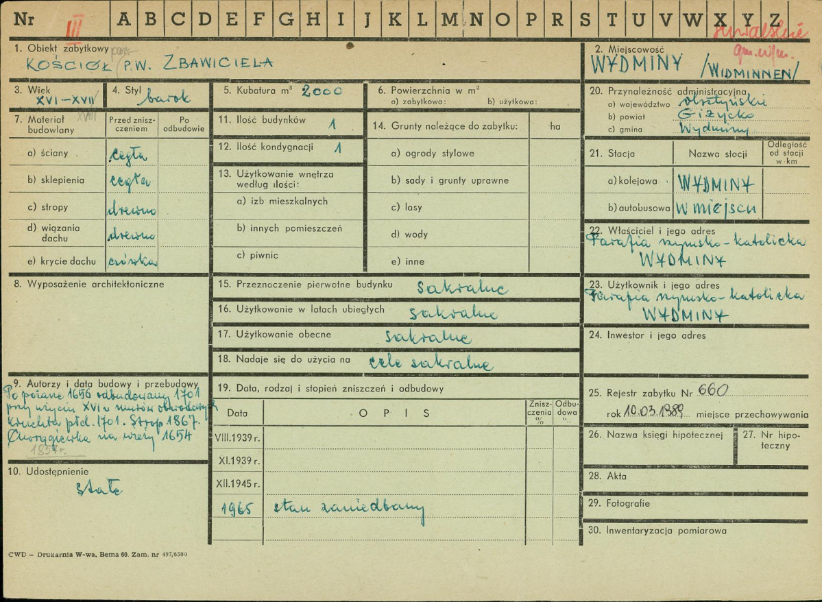 Karta zielona, skan nr 1