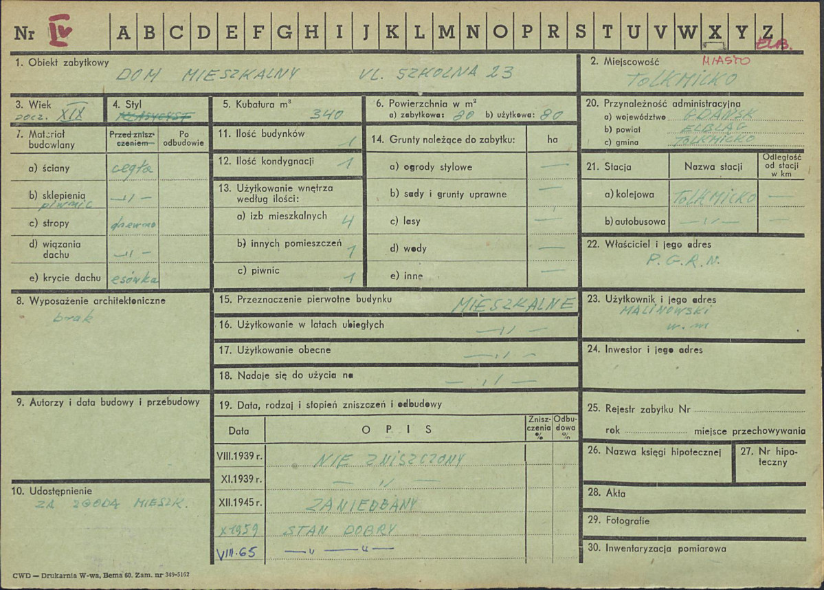 Karta zielona, skan nr 1