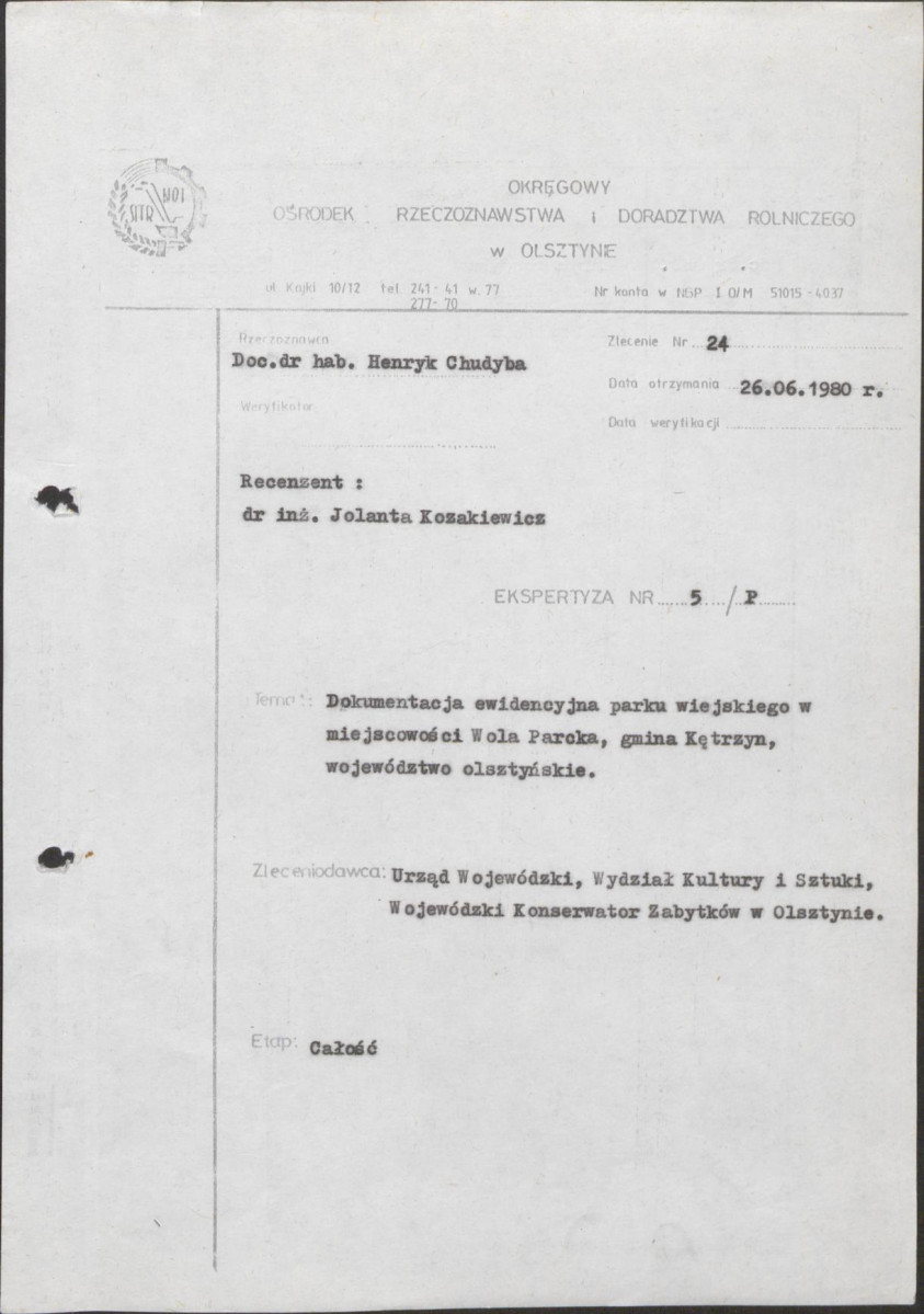 EP - Ewidencja parkowa, skan nr 4