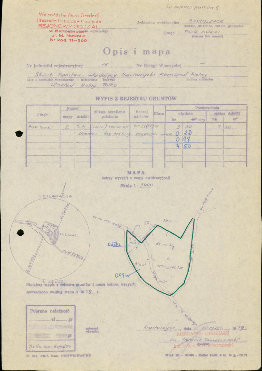Ewidencja parkowa, skan nr 7