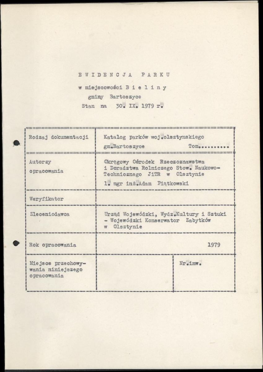 Ewidencja parkowa, skan nr 5