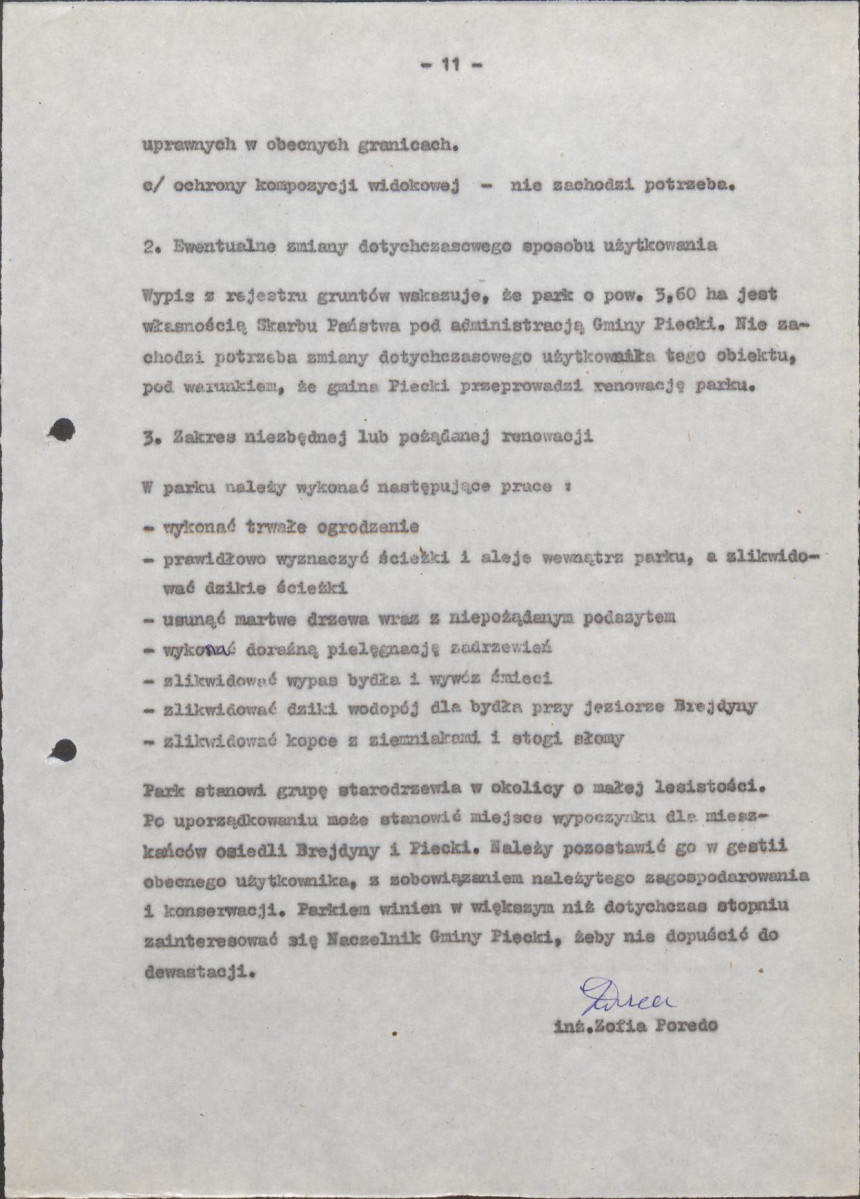 Ewidencja parkowa, skan nr 19