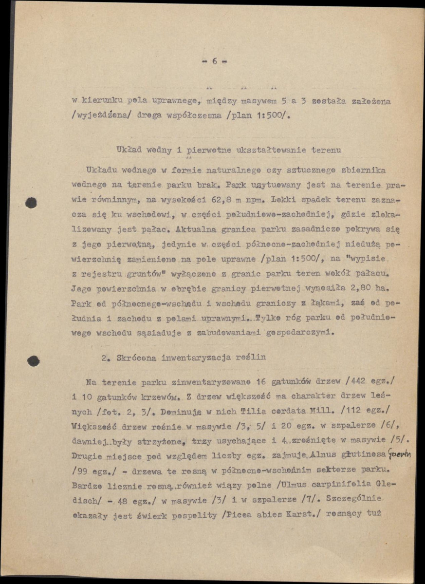 Ewidencja parkowa, skan nr 13
