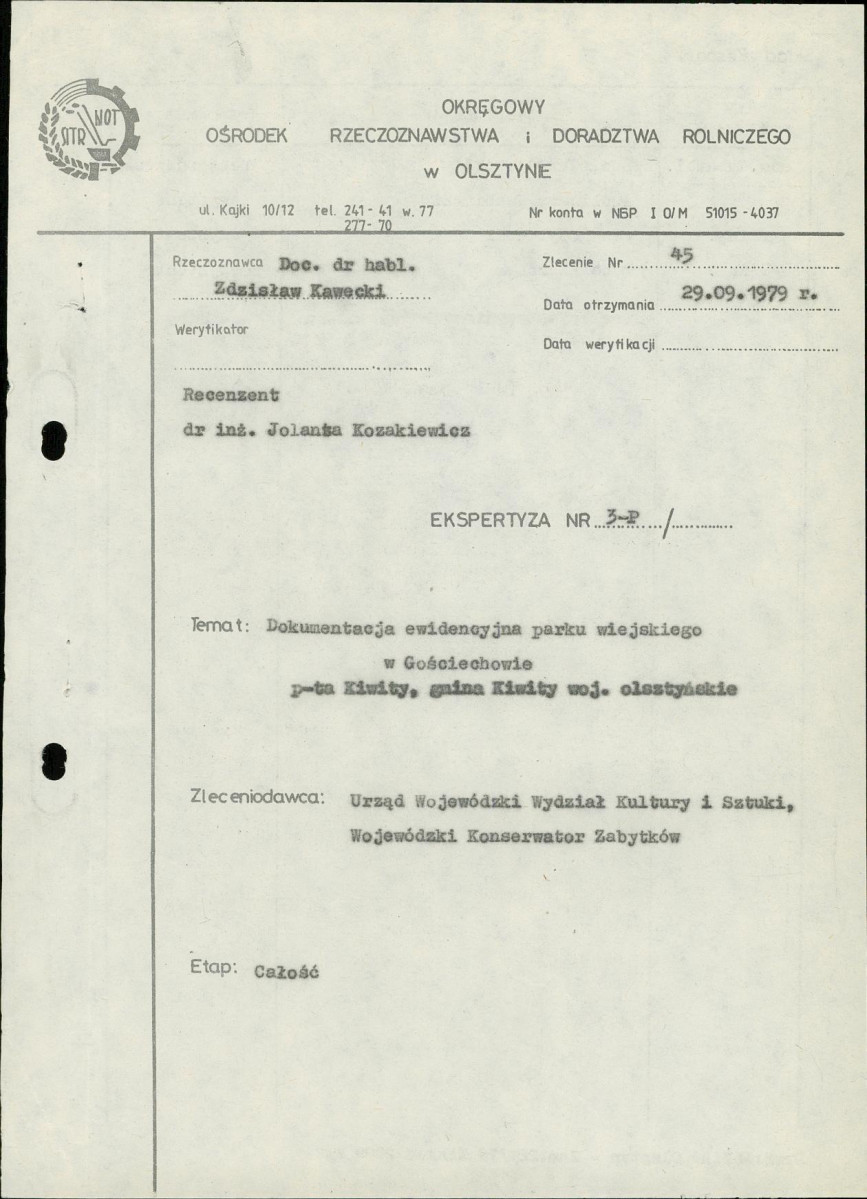 Ewidencja parkowa, skan nr 3