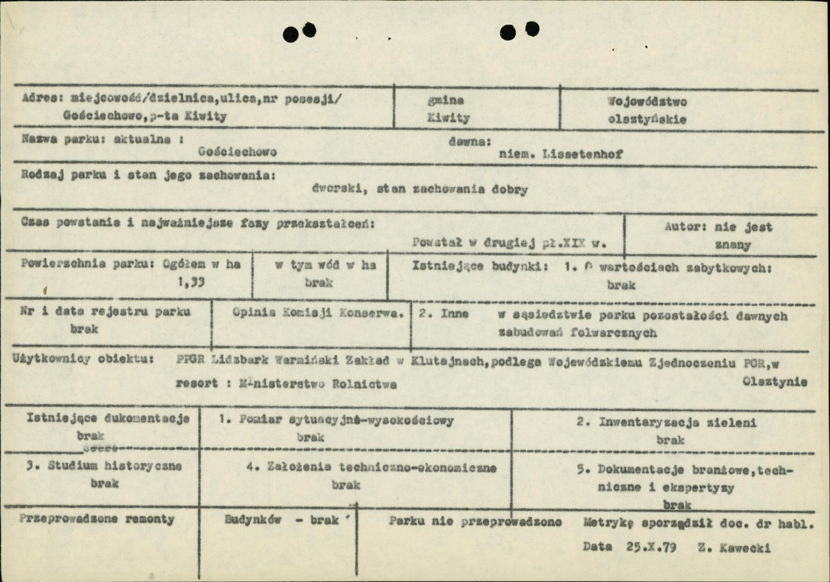 Ewidencja parkowa, skan nr 6