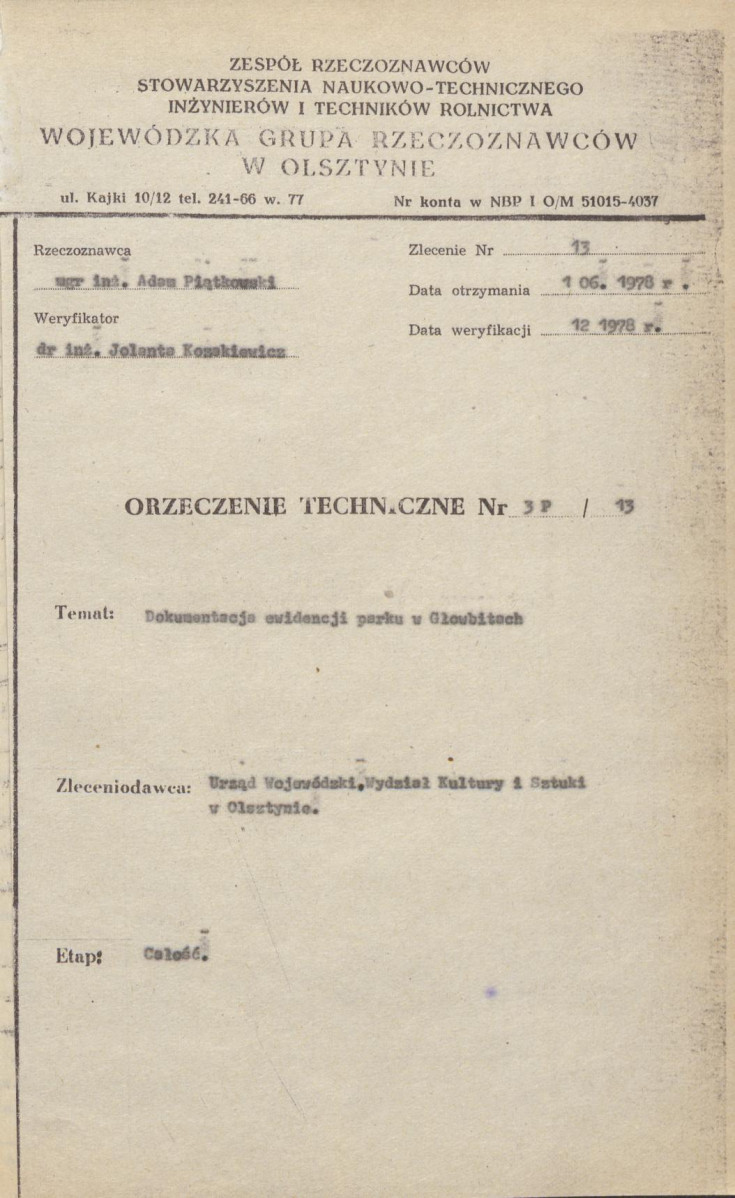 Ewidencja parkowa, skan nr 4