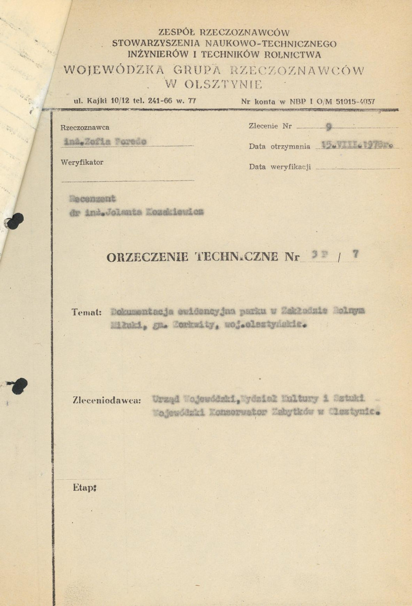 EP - Ewidencja parkowa, skan nr 4