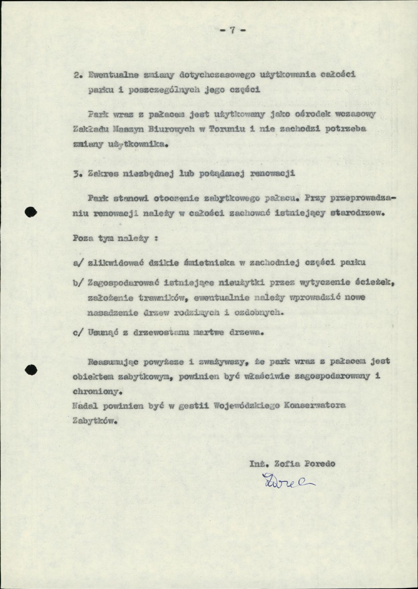 Ewidencja parkowa, skan nr 17