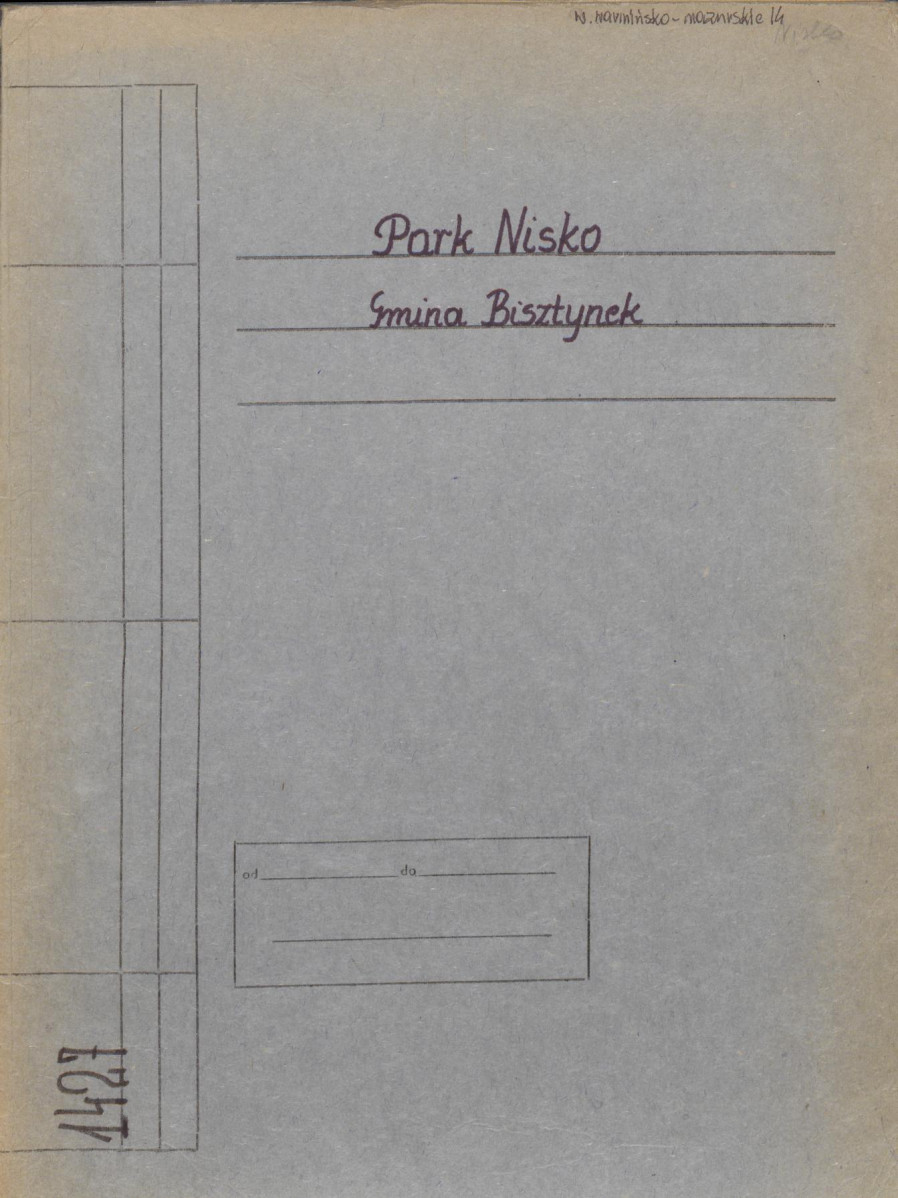 Ewidencja parkowa, skan nr 1