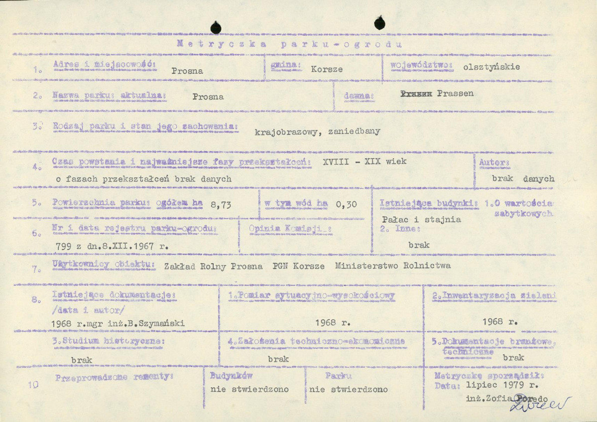 Ewidencja parkowa, skan nr 6