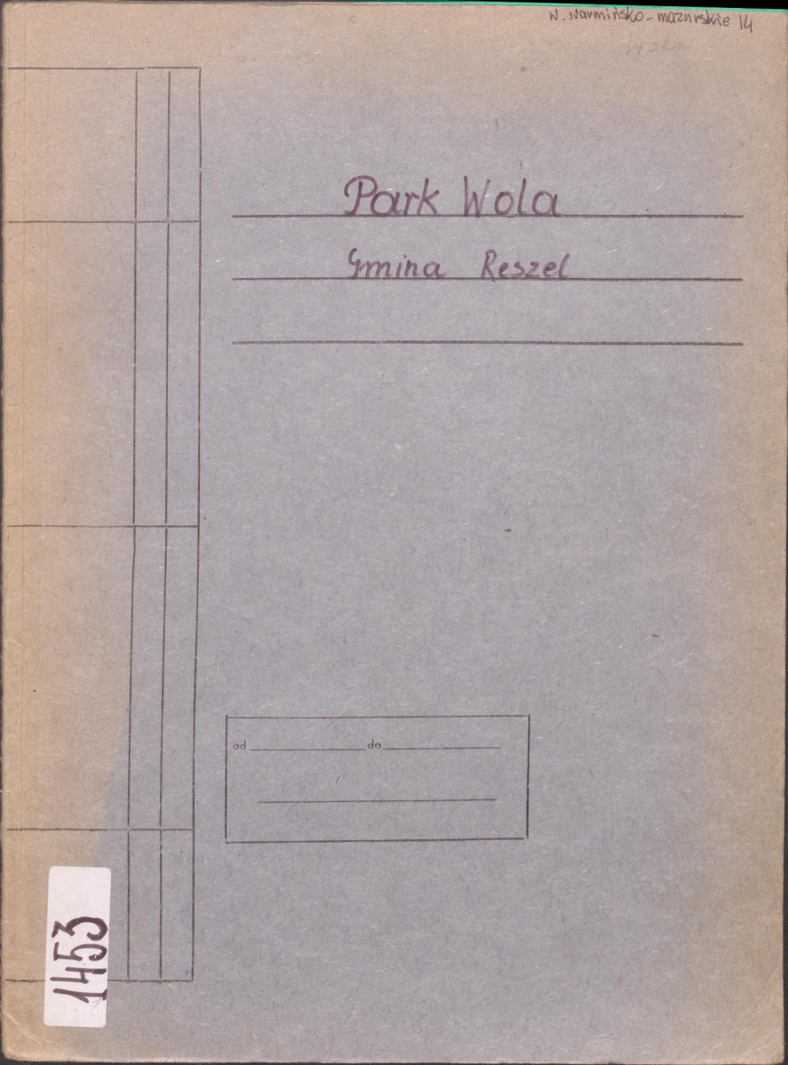 Ewidencja parkowa, skan nr 1