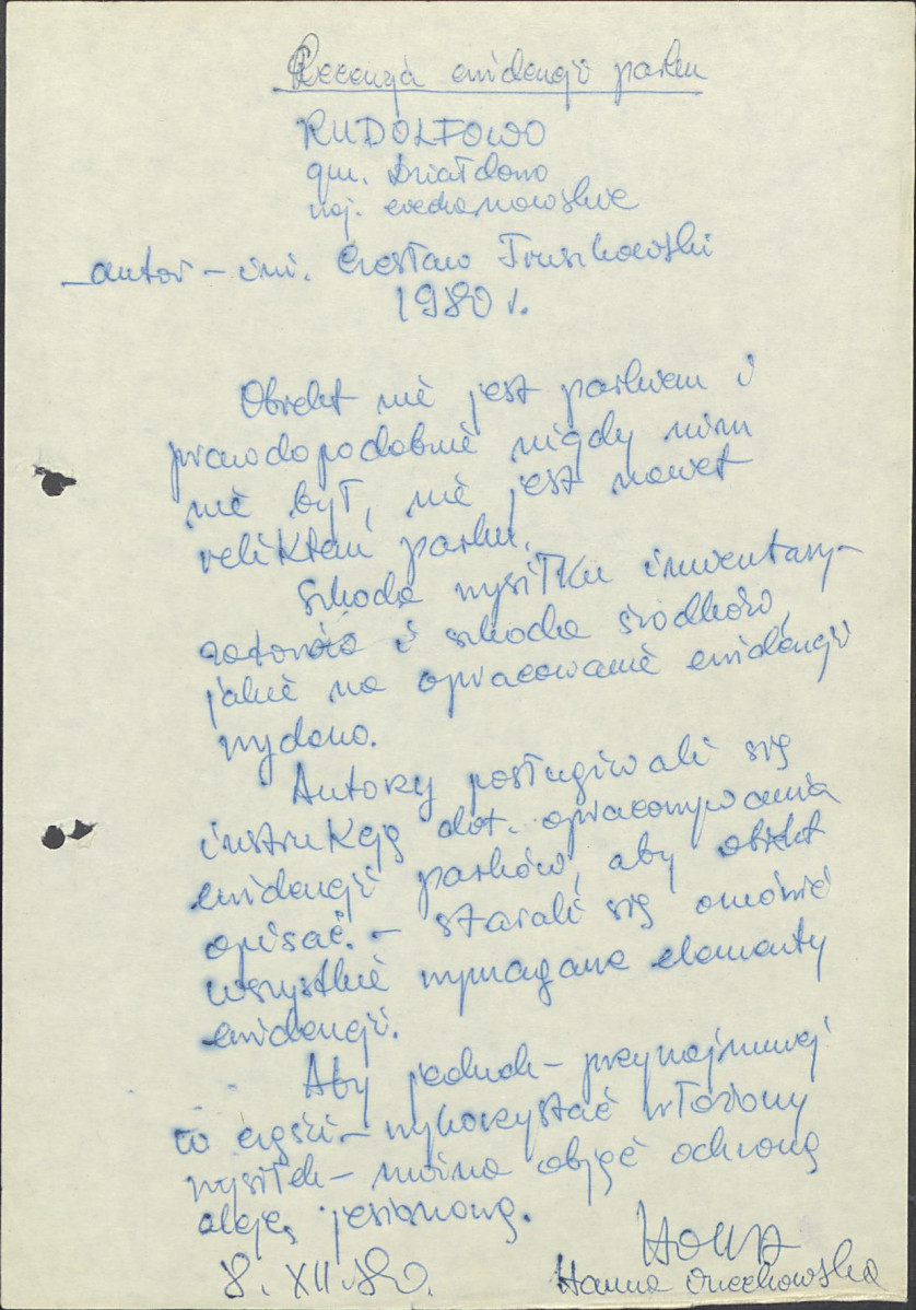 Ewidencja parkowa, skan nr 3