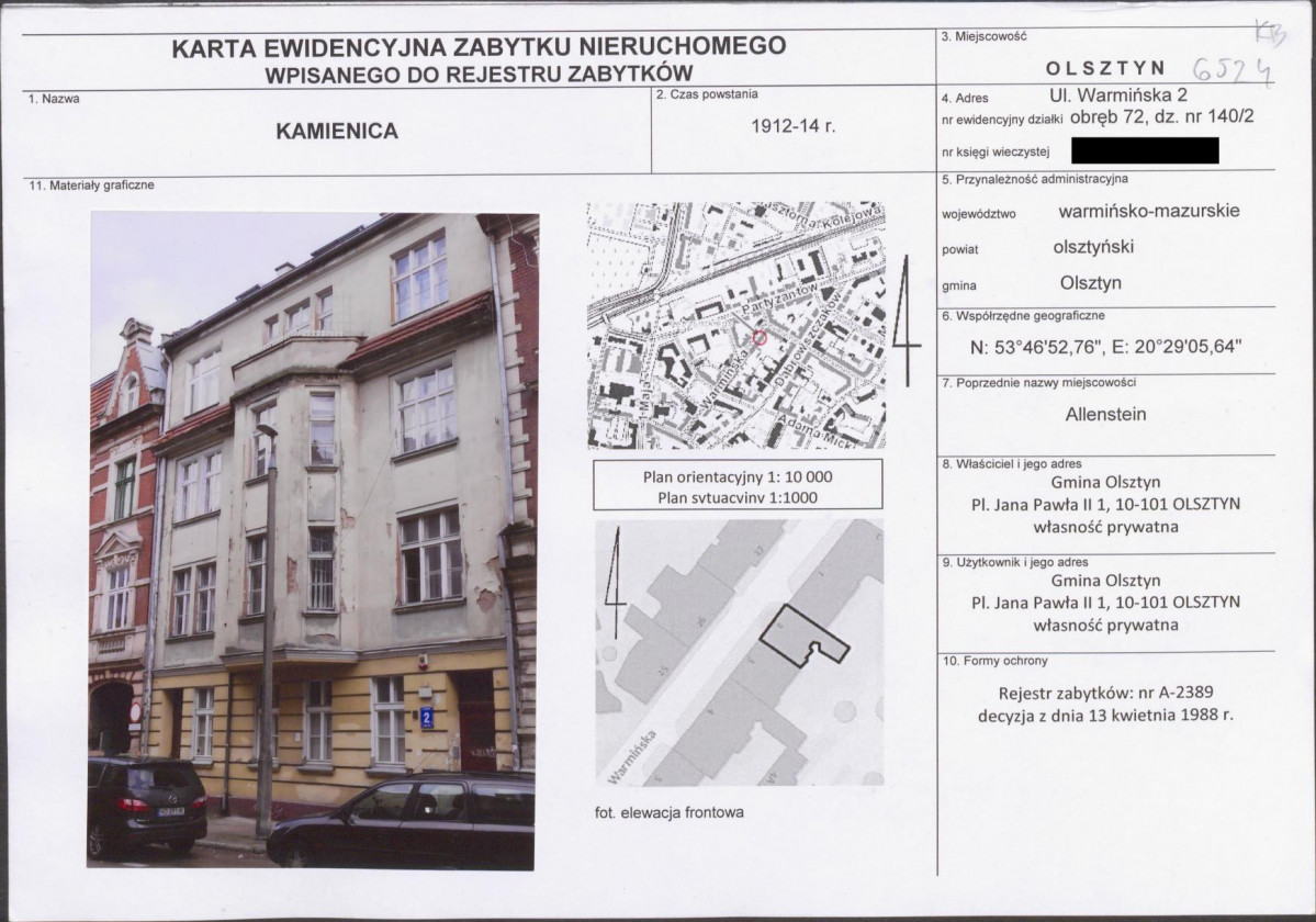 KB - Karta biała, skan nr 1