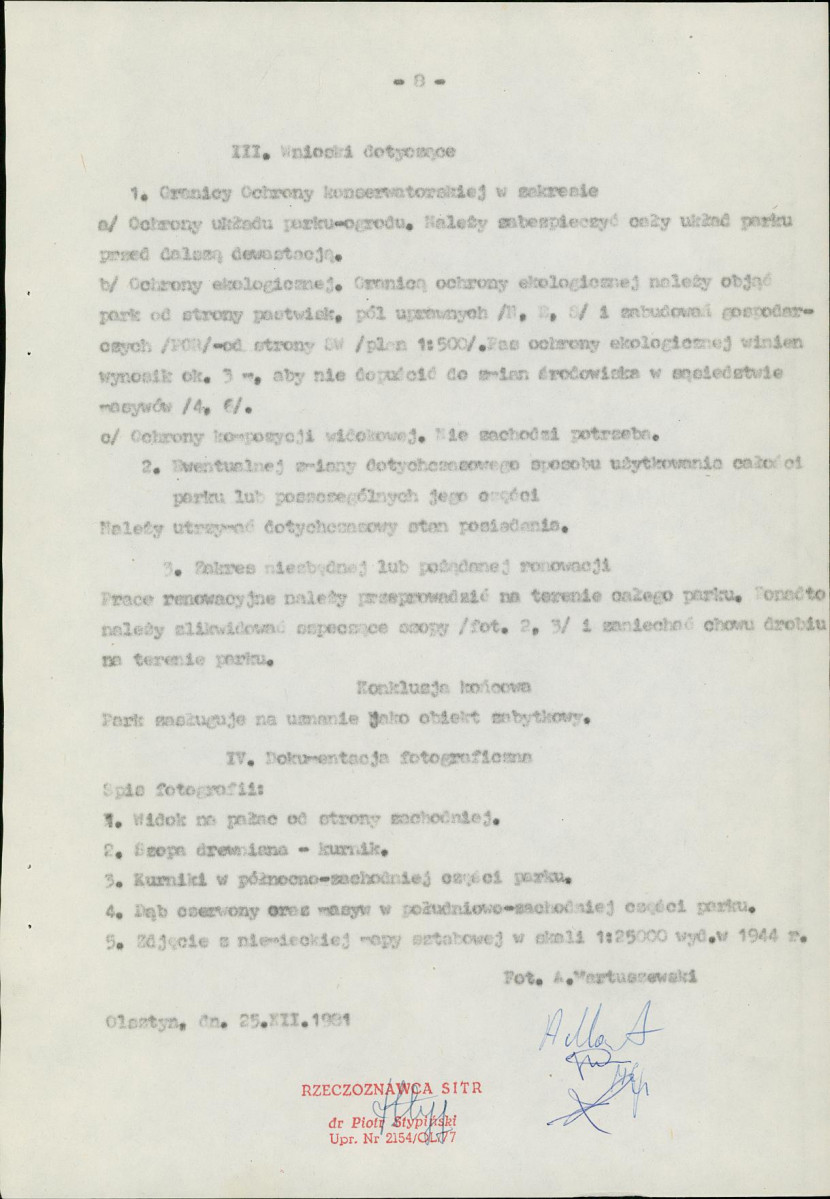 Ewidencja parkowa, skan nr 16