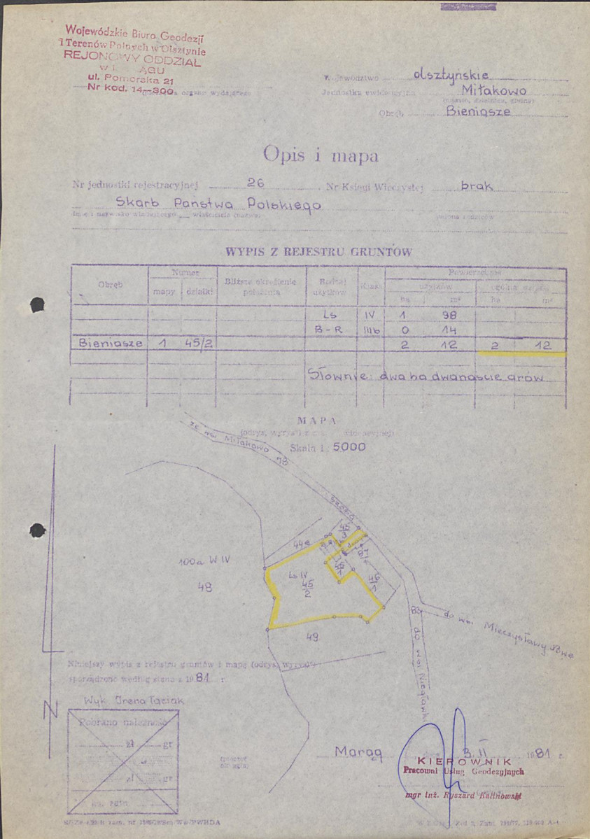 Ewidencja parkowa, skan nr 6