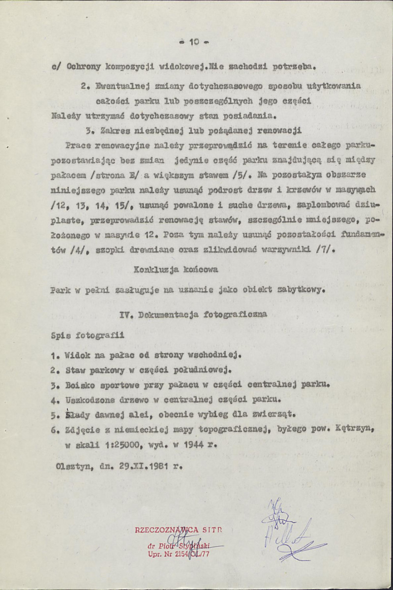 Ewidencja parkowa, skan nr 18