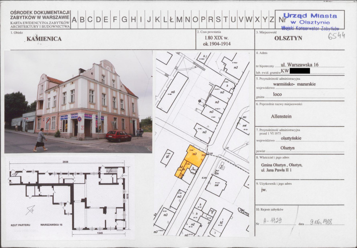 KB - Karta biała, skan nr 1