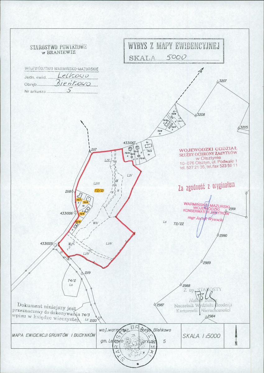 Ewidencja parkowa, skan nr 5