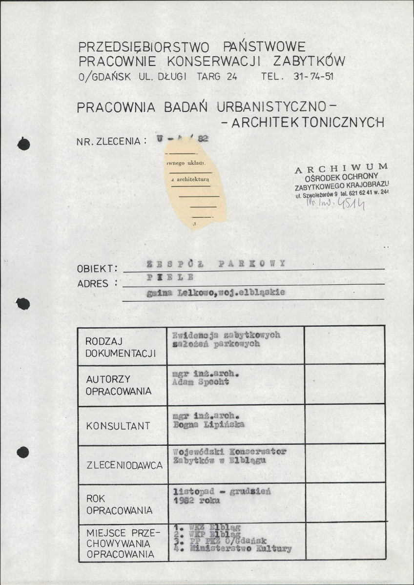 Ewidencja parkowa, skan nr 8