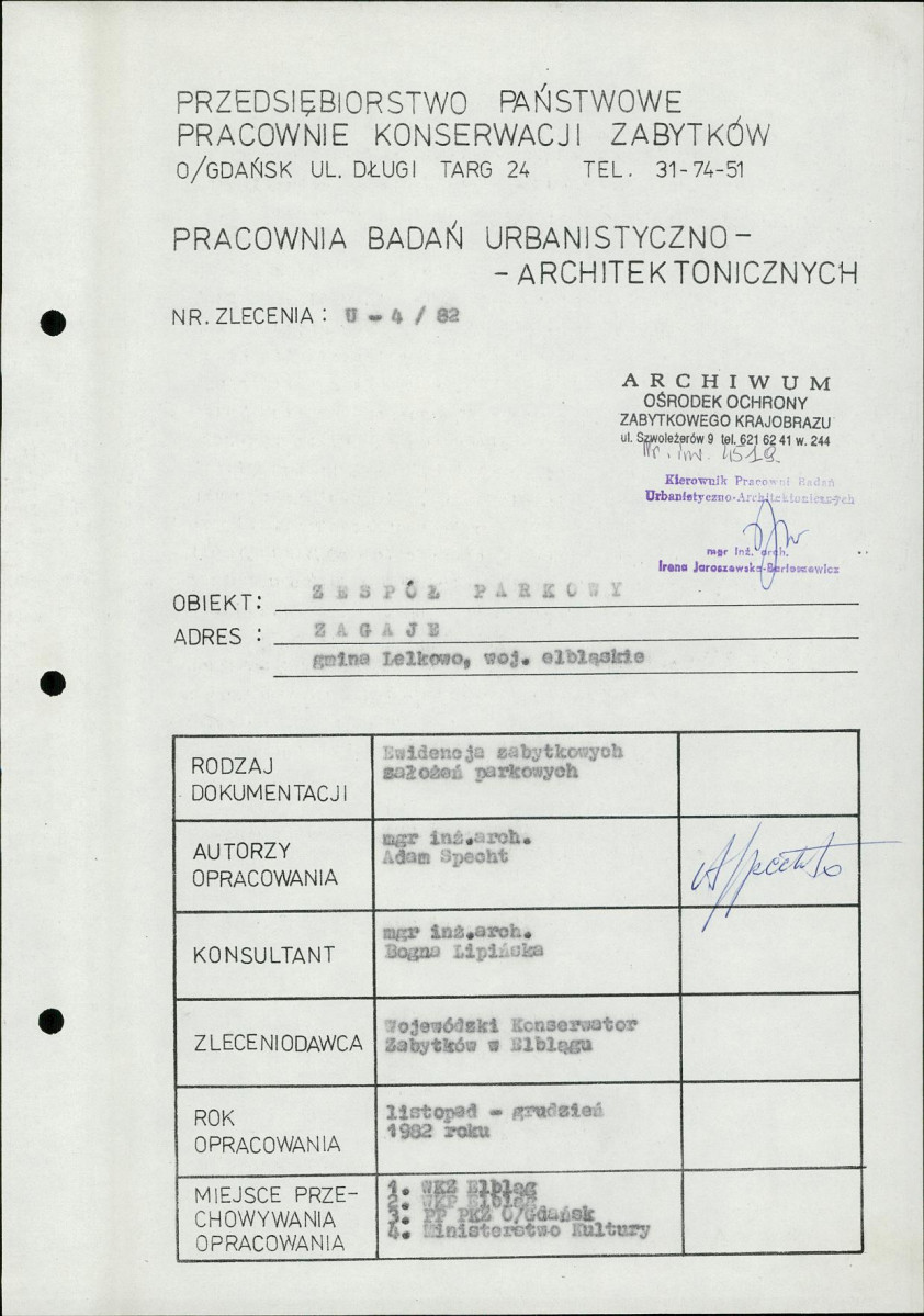 Ewidencja parkowa, skan nr 3