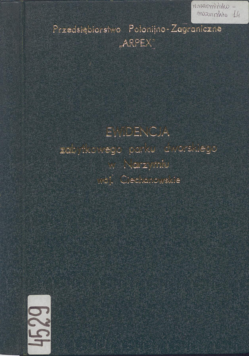 Ewidencja parkowa, skan nr 1