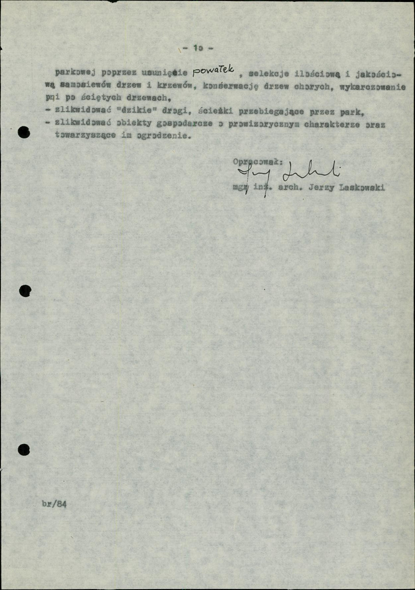 Ewidencja parkowa, skan nr 14