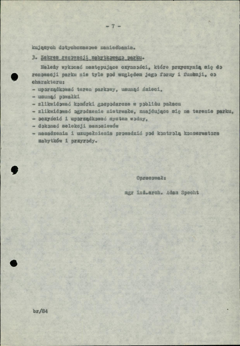 Ewidencja parkowa, skan nr 12