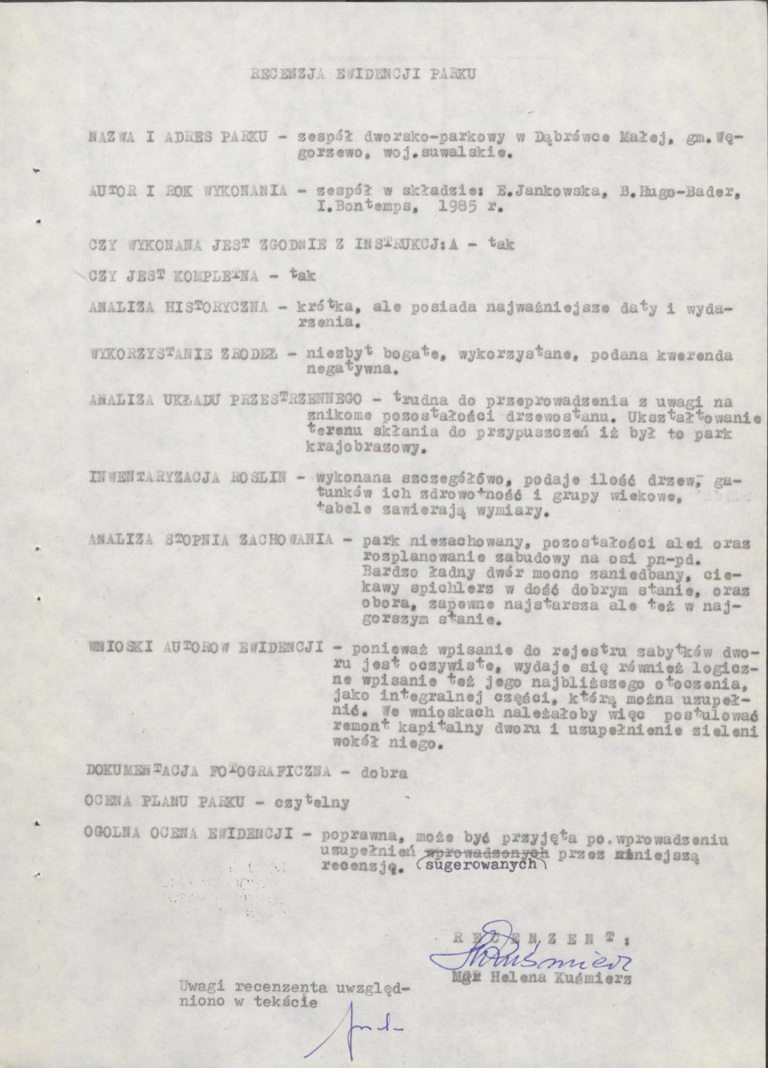 Ewidencja parkowa, skan nr 5