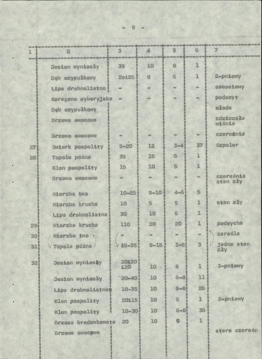 Ewidencja parkowa, skan nr 17