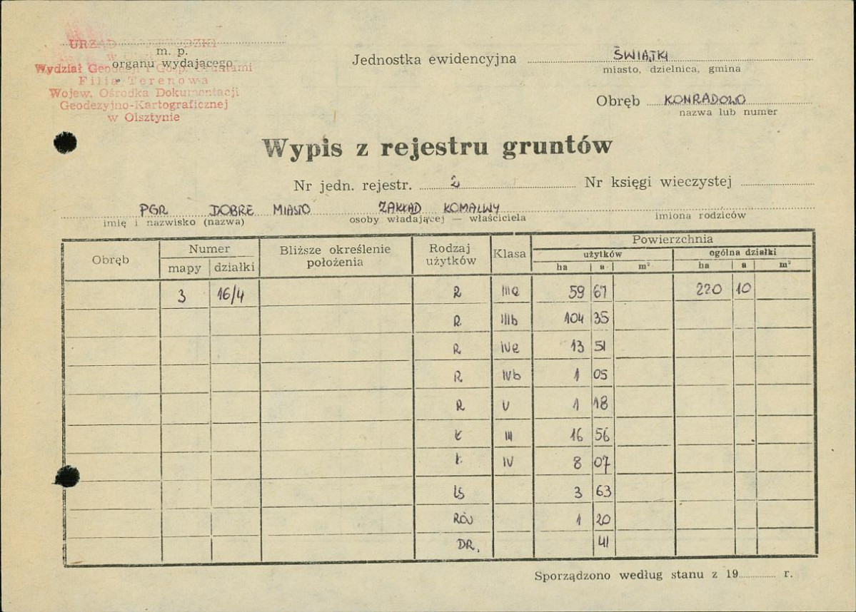 Ewidencja parkowa, skan nr 17