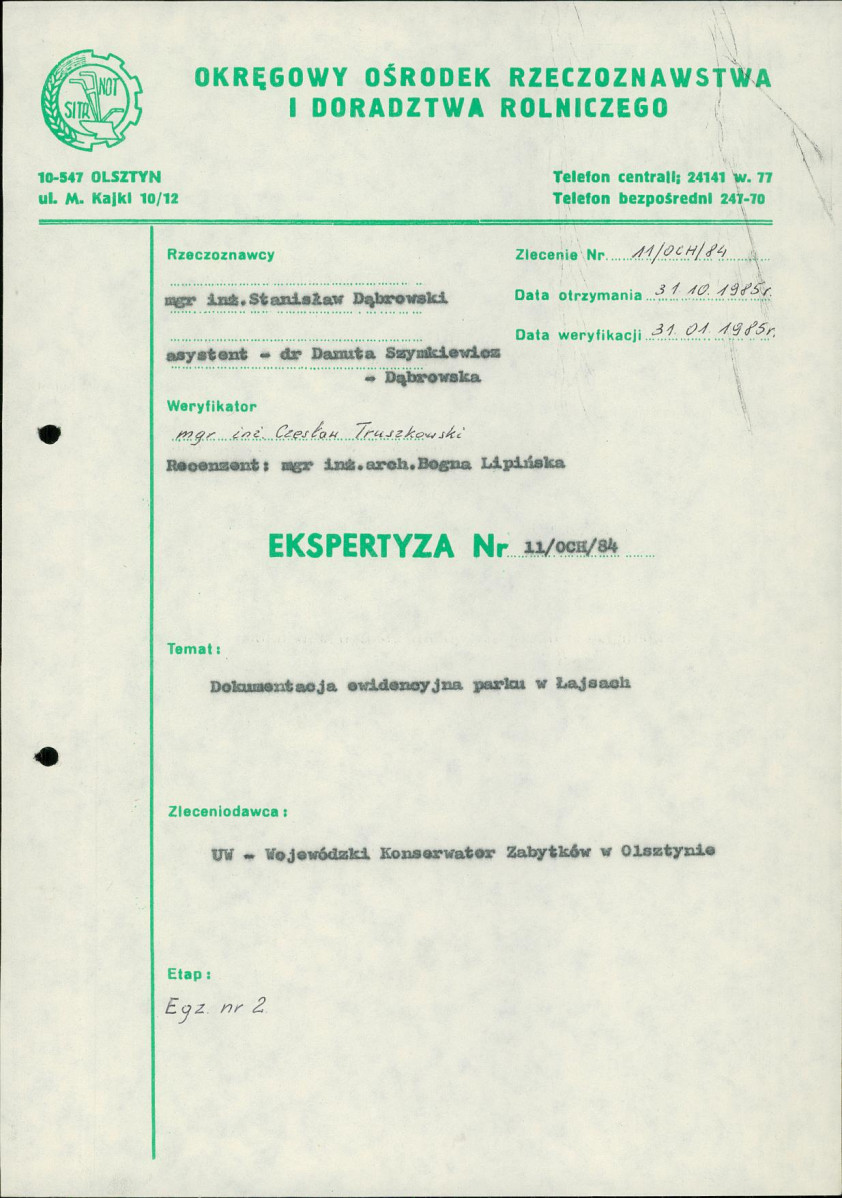 Ewidencja parkowa, skan nr 7