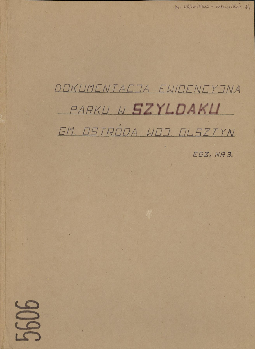 Ewidencja parkowa, skan nr 1