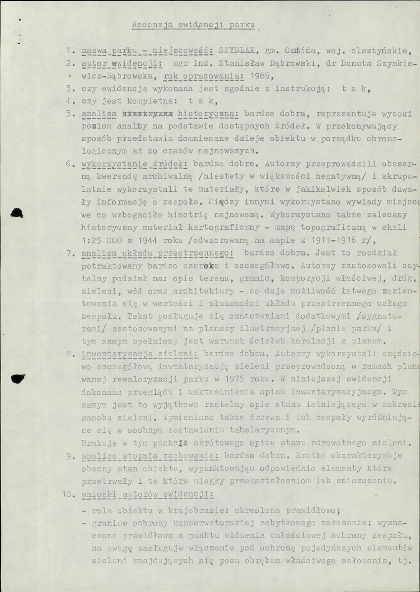 Ewidencja parkowa, skan nr 4