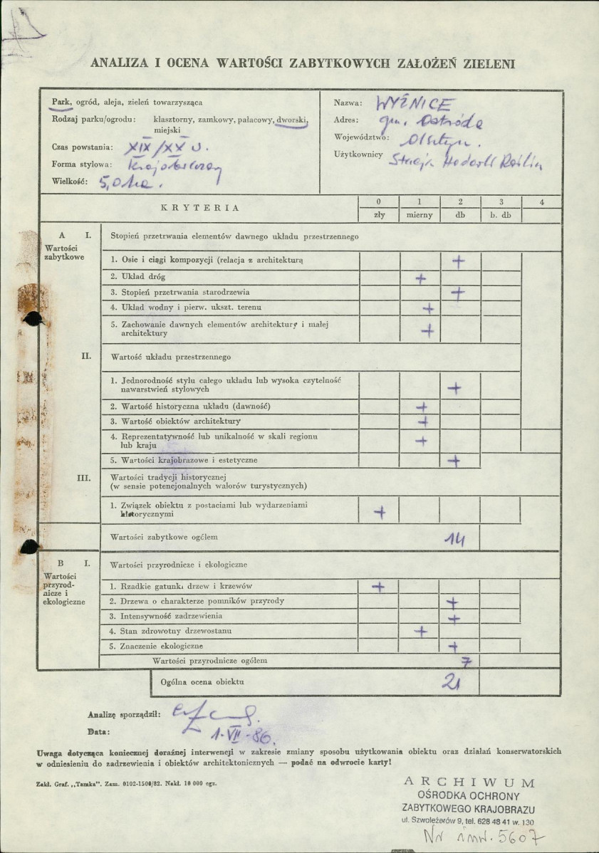 Ewidencja parkowa, skan nr 3