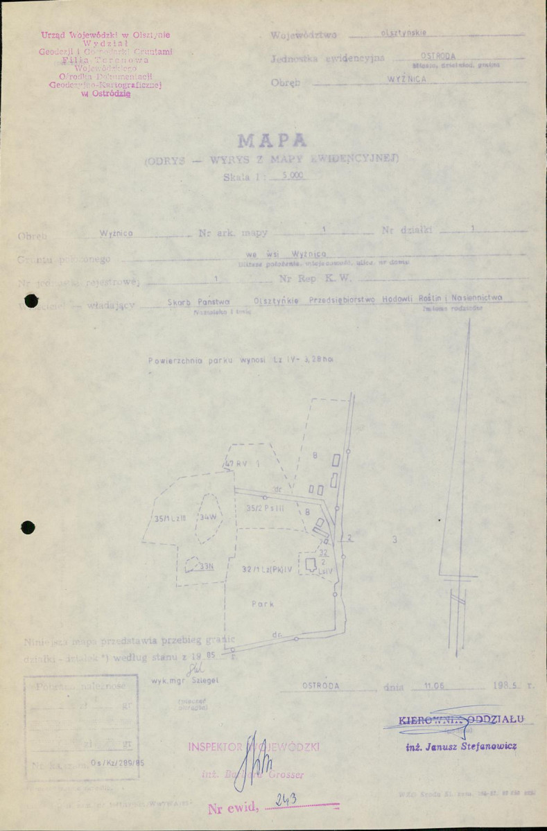 Ewidencja parkowa, skan nr 11