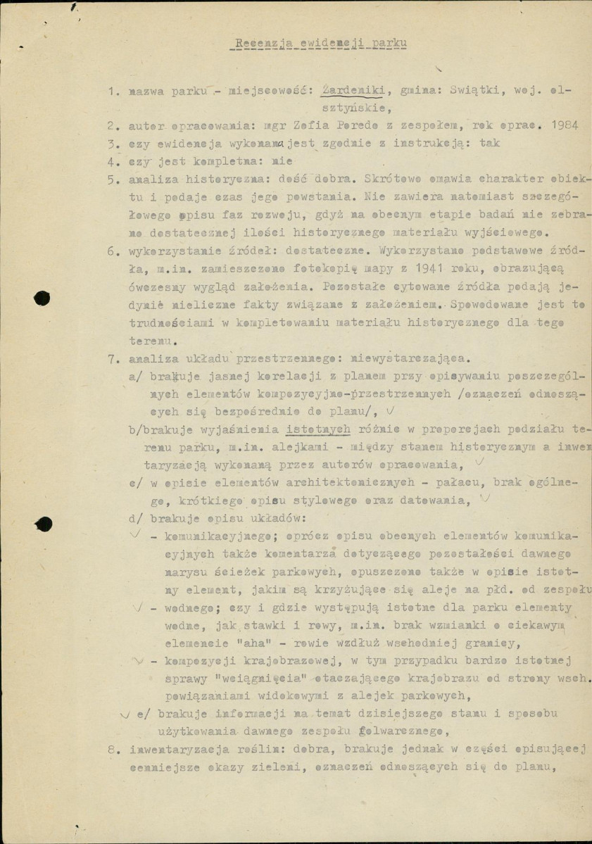 Ewidencja parkowa, skan nr 8