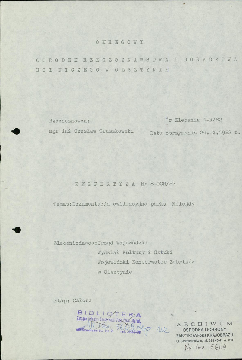 Ewidencja parkowa, skan nr 6