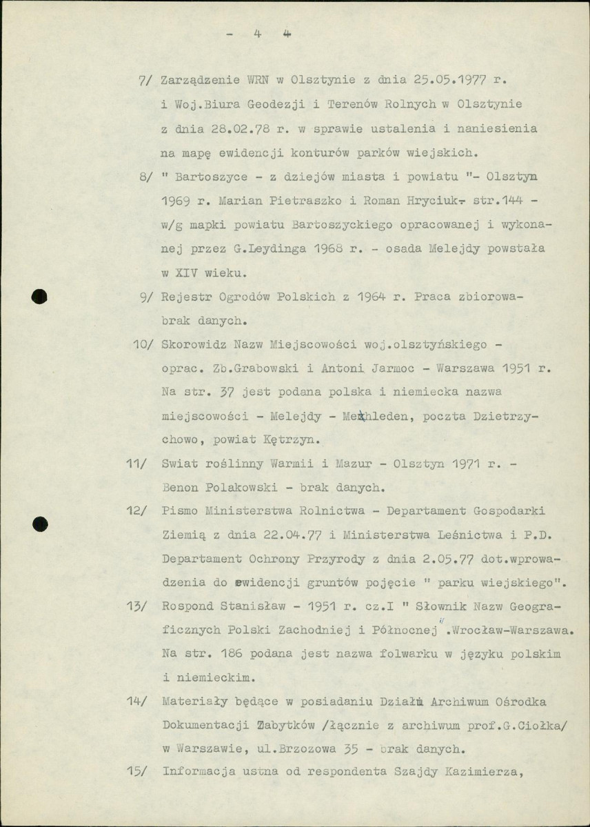 Ewidencja parkowa, skan nr 13