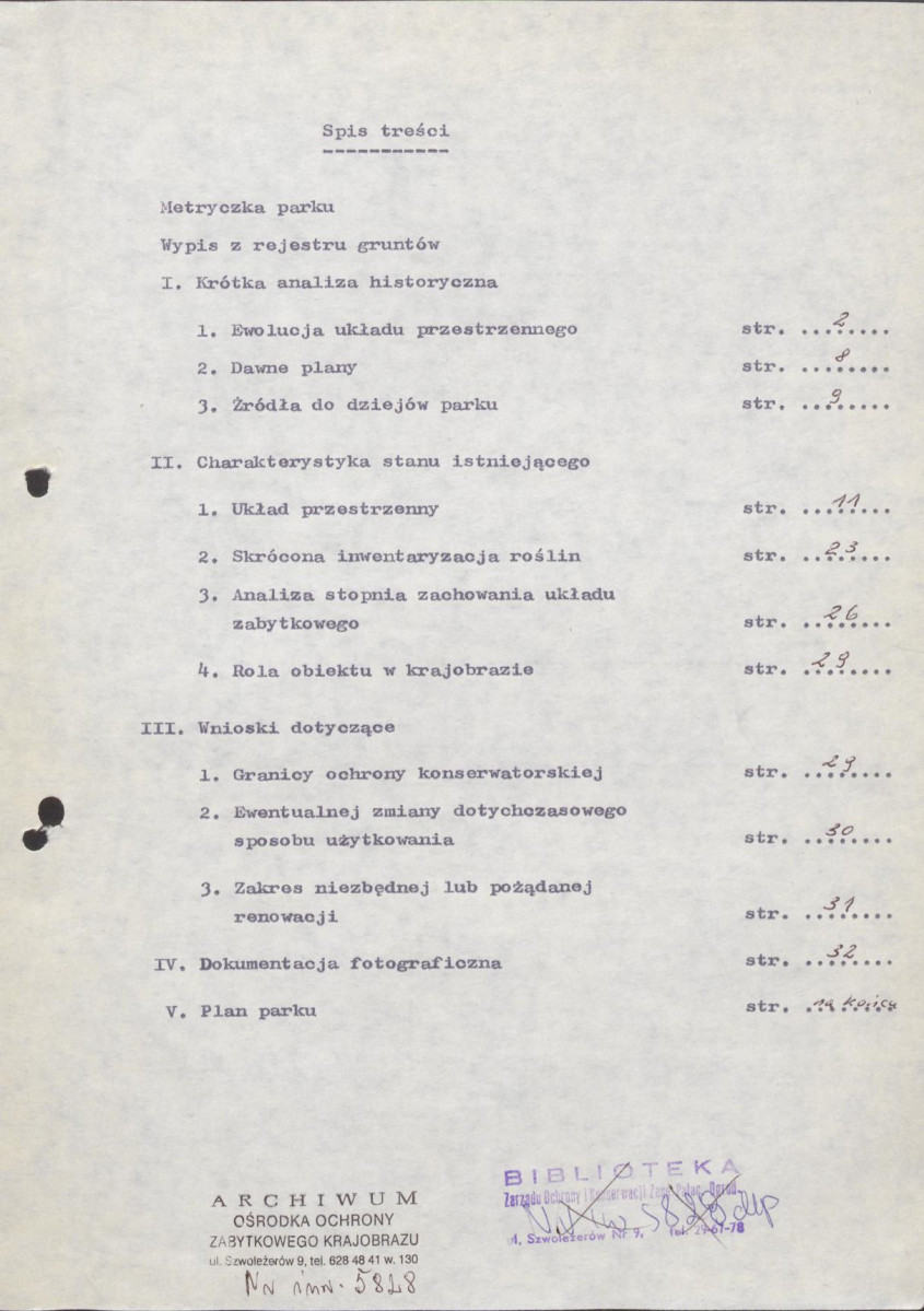 Ewidencja parkowa, skan nr 6