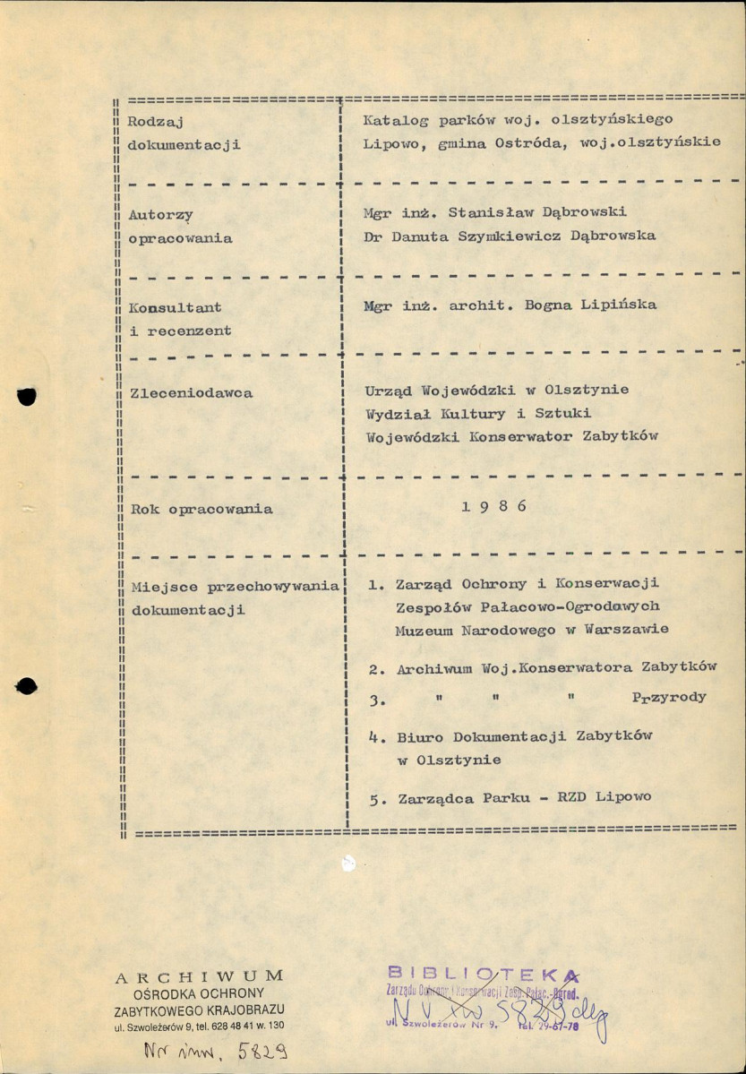 Ewidencja parkowa, skan nr 6